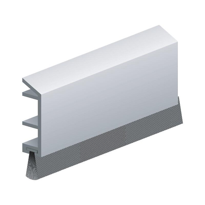 Brushed surface-mounted skirting board for sliding windows type PDS – B, white colour. Discover the perfect balance of selection and value with DIAYTAR NIGERIA's nationwide e-commerce platform.