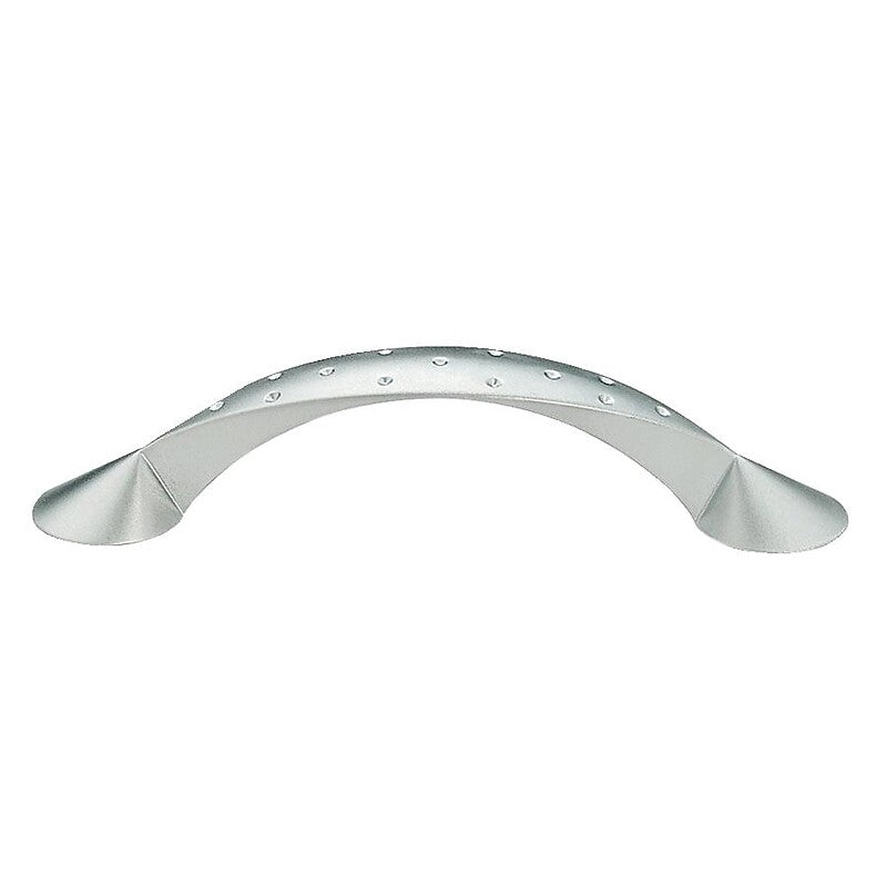 Perforated curved handle - 96 mm center distance - matt chrome finish zamak. DIAYTAR NIGERIA: Where every shopping need is fulfilled with affordable prices and nationwide shipping.