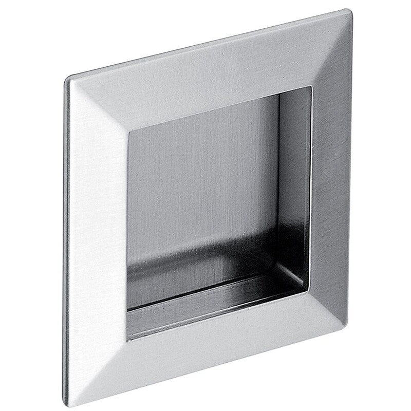 Square cup handle 69x 69 mm satin nickel finish MB9078. DIAYTAR NIGERIA: Making quality products accessible to all Nigerians at affordable prices.