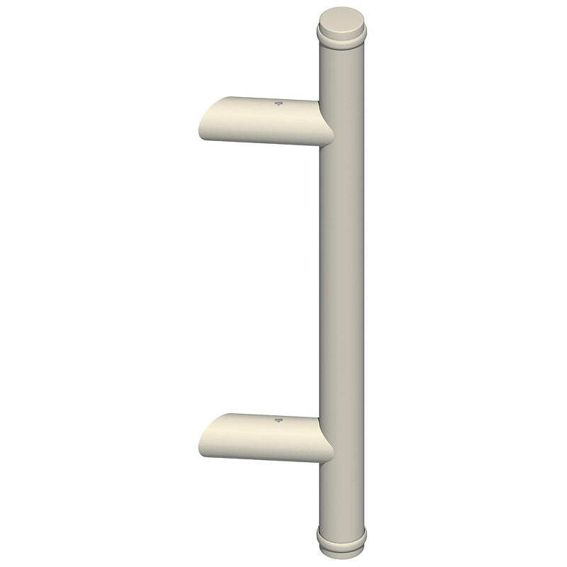 DIVA XXI aluminum swing door handle diameter 35 center distance 300 mm, inclined 50° height 500 mm, white RAL 9010 not drilled. DIAYTAR NIGERIA connects you with endless possibilities through our affordable e-commerce platform.