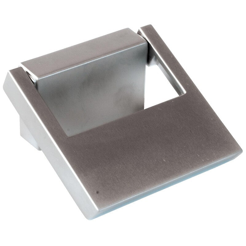 Surface-mounted metal pull handle with satin stainless steel finish - 52 x 52 mm, center distance 32 mm. Experience shopping satisfaction with DIAYTAR NIGERIA's vast selection and budget-friendly delivery options.