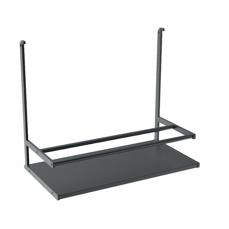 EOS Backsplash Spice Rack - Matte Black Finish. DIAYTAR NIGERIA transforms wishes into deliveries with our affordable and reliable e-commerce platform.