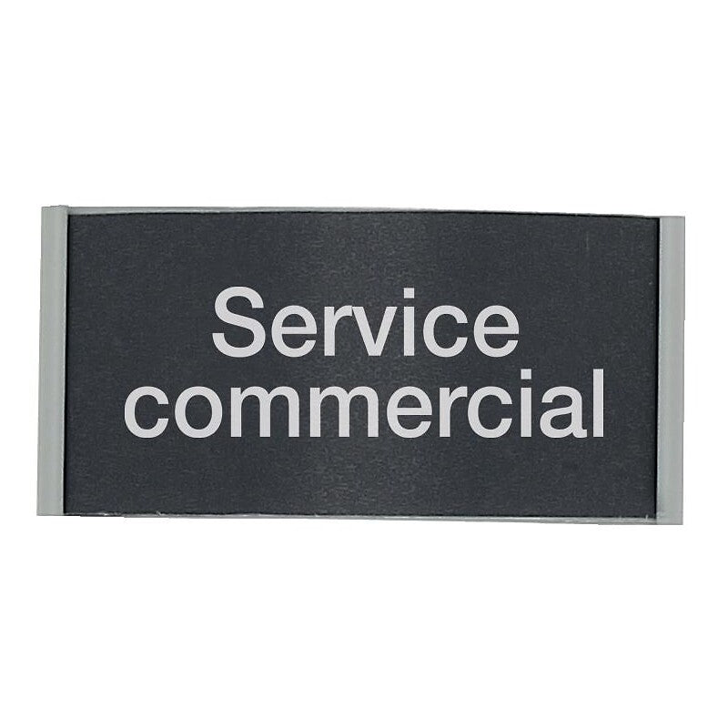 Signy label holder - 105 x 50 mm - matt black lacquered. DIAYTAR NIGERIA revolutionizes online retail with our vast selection and cost-effective delivery options.