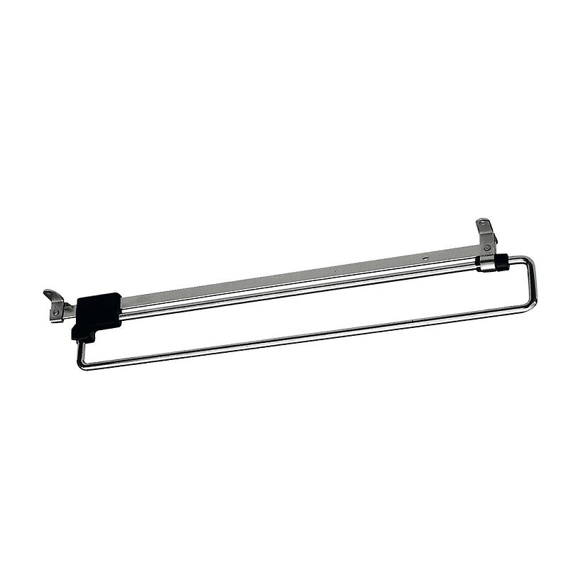 WSL-B sliding extendable hanger rack - length 300 mm - chrome/black. Shop smart with DIAYTAR NIGERIA, offering a vast product range delivered to your doorstep within a week.
