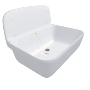 NICOLL wall-mounted water station, length 49.5 cm, White Polypropylene, Ref.POSTOB. DIAYTAR NIGERIA: Bringing quality products to every Nigerian home at prices everyone can afford.