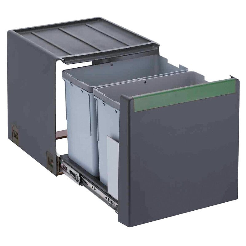 Cube bin 40 to be fixed inside the furniture 2 bins of 14l. DIAYTAR NIGERIA brings satisfaction with every purchase through affordable prices and prompt shipping.