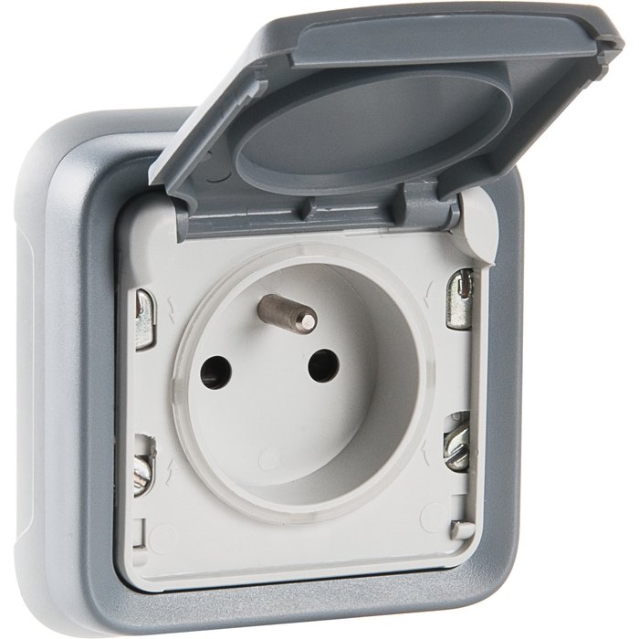 2P+T socket with protective eclips Prog Plexo complete recessed white - 16 A - Ref.069870. DIAYTAR NIGERIA: Making quality accessible to all Nigerians with affordable prices and quick delivery.