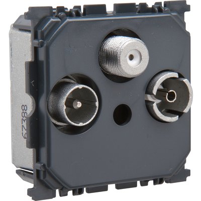 Céliane TV-R-SAT socket - Ref.067388. Discover a world of affordable shopping with DIAYTAR NIGERIA's vast marketplace delivered to you in days.