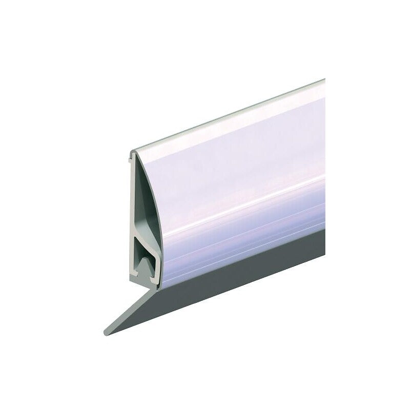 PVC door bottom profile, stainless steel cladding with 1 ml lip. DIAYTAR NIGERIA: Where affordability and variety meet with convenient delivery within 8 days.