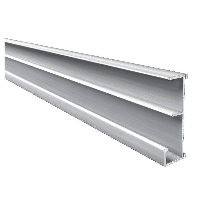 White lacquered aluminium hanging file profile for mounting under a shelf 4m. DIAYTAR NIGERIA redefines convenience with our vast product selection and swift nationwide delivery.