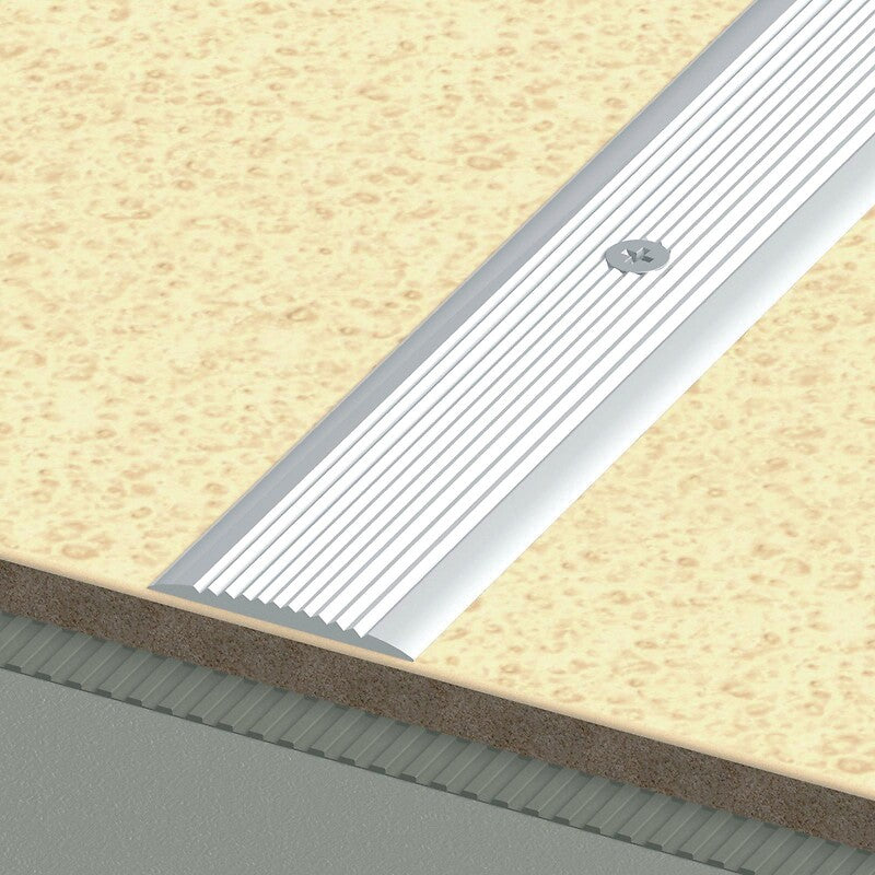 Flat profile in non-slip grooved anodized aluminum model FA31. Shop smart with DIAYTAR NIGERIA, offering a vast product range delivered to your doorstep within a week.