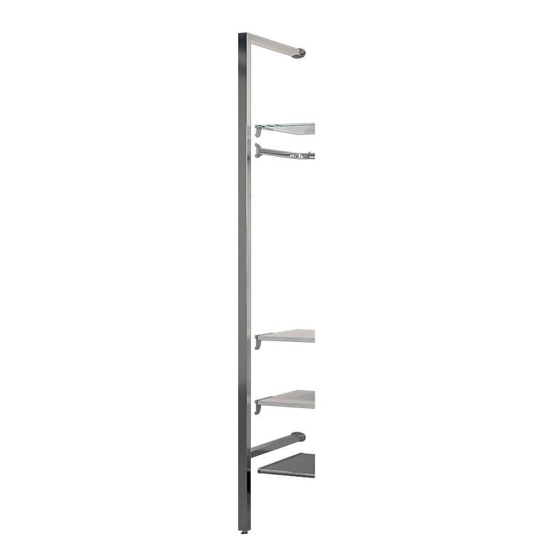 Swing support profile - height 2400 mm - 2 arms depth 470 mm - chrome finish. DIAYTAR NIGERIA: Where affordability meets reliability with thousands of products delivered promptly.