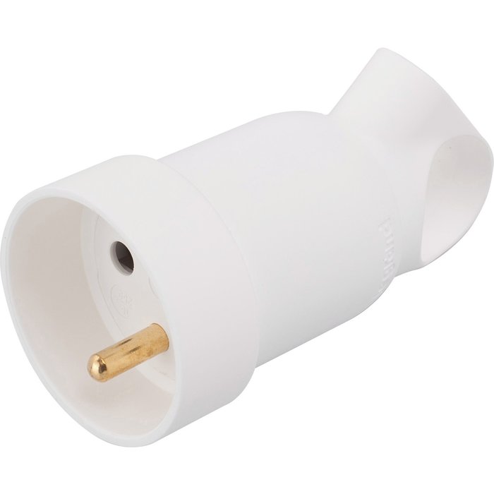 2P+T extension - 16 A - plastic - rings - white - Ref.050421. Find the best construction and hardware materials at Nigeria-Materiels.com. We are your trusted partner.