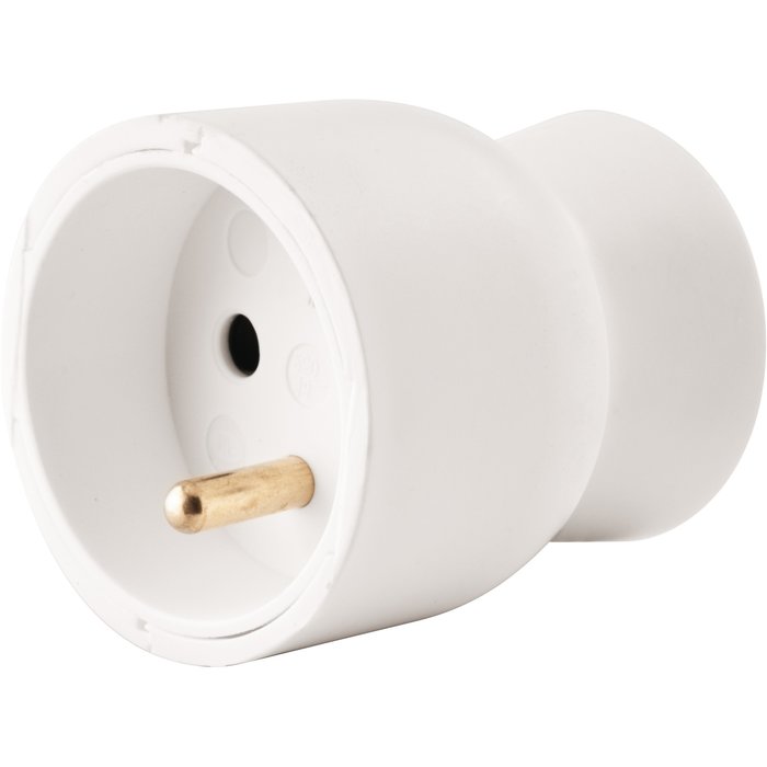 2P+T extension - 16 A - plastic - white - Ref.050417. Explore our collection of construction and hardware products at Nigeria-Materiels.com. We deliver quality and value.
