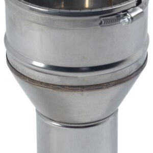 Stainless steel stove connector diameter 80 mm flexible tubing diameter 80 - 86 mm with claw rings ref. 123801, TEN. Discover the perfect shopping balance at DIAYTAR NIGERIA with competitive prices and prompt delivery.