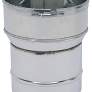 Stove connection stainless steel tube diameter 125 mm flexible diameter 125 / 131 ref. 123121, TEN. DIAYTAR NIGERIA: Where every purchase is affordable and delivery is always within a week.
