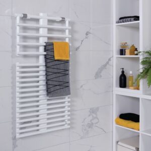 ALTERNA Stand Up single 535 W 1076 x 550 mm white hot water towel radiator. DIAYTAR NIGERIA: Your gateway to affordable online retail with reliable delivery within the week.