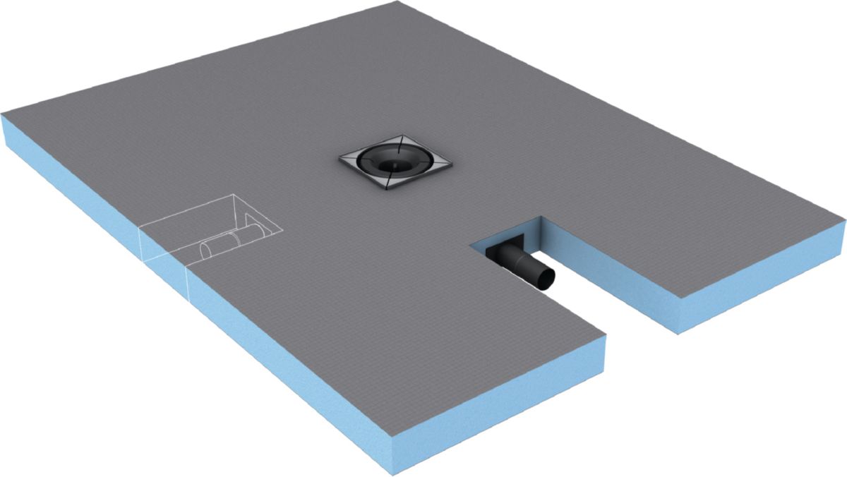 WEDI Fundo Plano centred flow floor-level shower tray, 900x1200x65 mm, Ref.073735604. Shop without compromise at DIAYTAR NIGERIA, where quality, affordability, and quick delivery coexist.