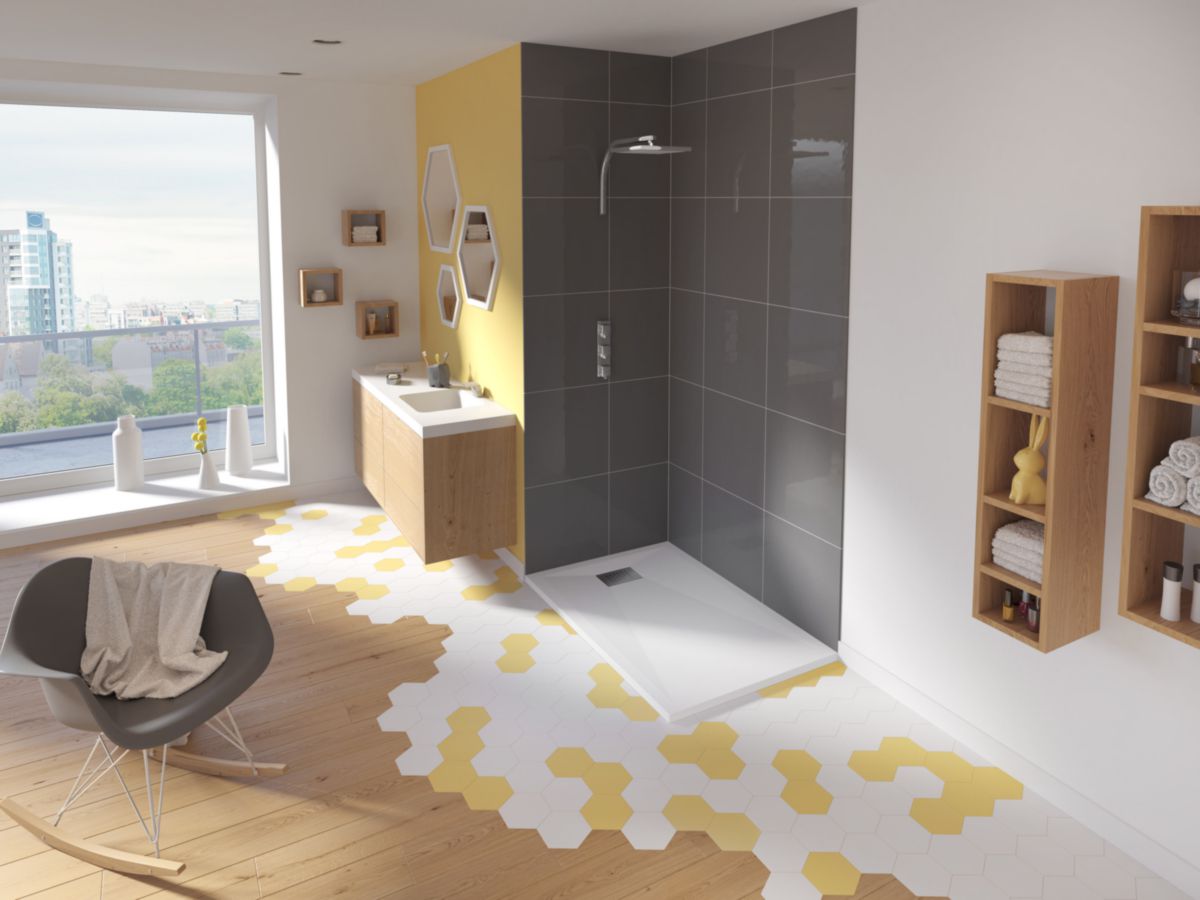 KINEDO KINESURF 140x80x4cm shower tray, small white side Ref. RD1155. Your trusted marketplace, DIAYTAR NIGERIA offers comprehensive selection with budget-friendly delivery.