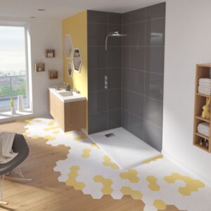 KINEDO KINESURF 150x90x4cm shower tray, small white side Ref. RD1158. Shop with purpose at DIAYTAR NIGERIA and discover a world of products at budget-friendly prices.