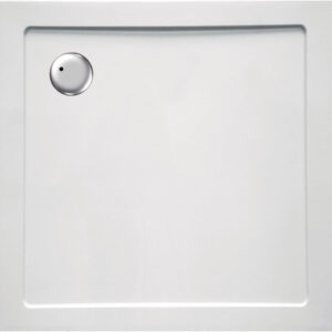 Plénitude 80 x 80 cm white synthetic shower tray. DIAYTAR NIGERIA: Connecting Nigerians with their needs through our affordable and diverse marketplace.