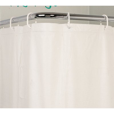 Shower curtain H 180 L 090 cm 6 white plastic rings ref. 804090. Shop across categories with ease at DIAYTAR NIGERIA, delivering affordability within the week.