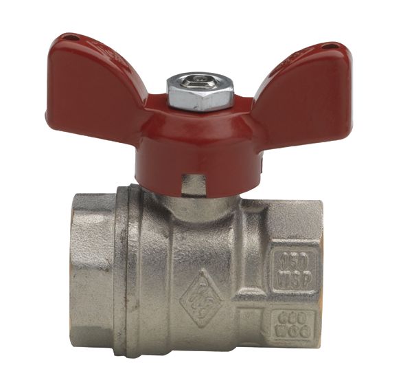 Full bore ball valve. Red butterfly handle in varnished steel. ALTECH 301 ACS Nickel-plated brass FF DN 3/4, Altech, Ref: 6361050000. DIAYTAR NIGERIA: Your gateway to affordable products delivered reliably across Nigeria.