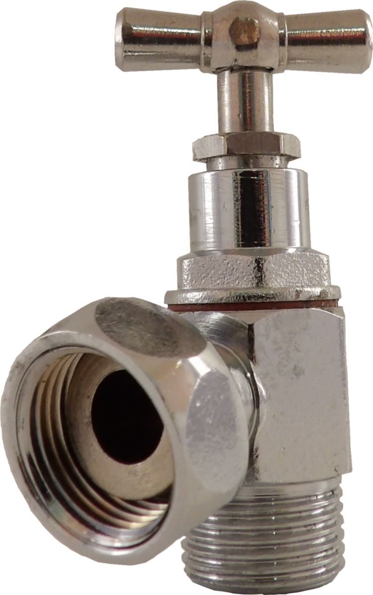 ALTECH Angle Stop Valve, Short Diameter 12 x 17 Chrome-Plated Brass. DIAYTAR NIGERIA: Where countless products meet affordable prices and reliable nationwide shipping.