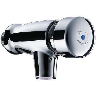 Tempostop wall-mounted timed faucet for washbasin with push button 12 X 17 solid brass body chrome-plated: ref. 744000. DIAYTAR NIGERIA: Your affordable marketplace with reliable 5-8 day shipping across Nigeria.