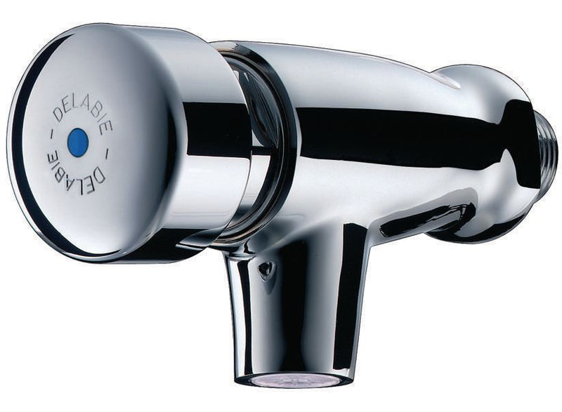 Tempostop timed wall-mounted washbasin tap 15 x 21 flow rate 4 litres per minute solid chrome-plated brass body: ref. 746000. DIAYTAR NIGERIA: Connecting every Nigerian with quality products at prices everyone can afford.