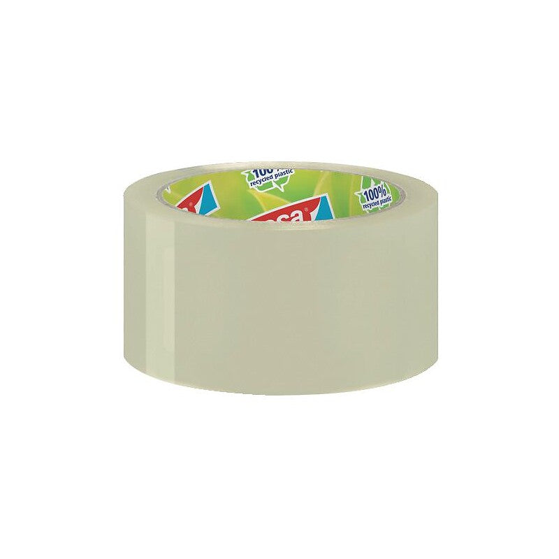 Ecologo® transparent packaging tape made from 100% recycled materials and solvent-free adhesive rl 66mx50mm. DIAYTAR NIGERIA: Your gateway to affordable online retail with reliable delivery within the week.