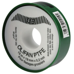 OLIFAN PTFE sealing tape special large diameters 19mmx15mx0.2mm green cover ref 815119. Your complete e-commerce solution, DIAYTAR NIGERIA offers variety and value with nationwide shipping.