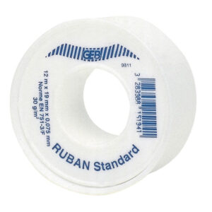 Standard PTFE sealing tape Length: 12 m Width: 19 mm Thickness: 0.075 mm Part ref. 815194. Navigate countless options with DIAYTAR NIGERIA's comprehensive marketplace and budget-friendly shipping.
