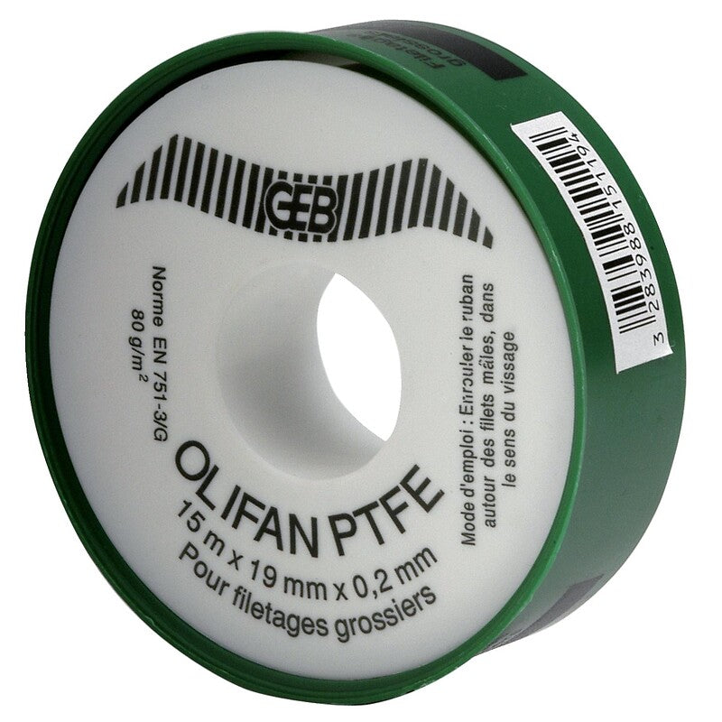 Large diameter PTFE tape for sealing threaded connections, width 19 mm x thickness 0.20 mm, 15 m roll. DIAYTAR NIGERIA connects desires with reality through affordable prices and reliable delivery service.