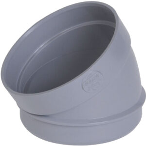 30° male-female elbow sector - UST3 - Grey PVC - Ø 140 mm. DIAYTAR NIGERIA: Where quality products become affordable with our nationwide shipping service.