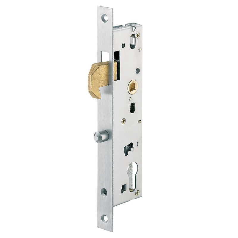 Mortise lock with chin for sliding door or gate, 92 mm center distance, 37 mm axle, 52 mm body with strike plate. Shop across boundaries with DIAYTAR NIGERIA's comprehensive platform and budget-friendly delivery.