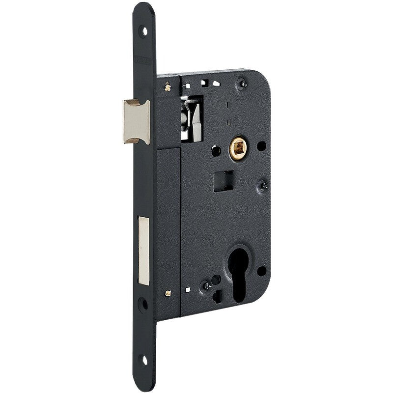 Mortise lock with European cylinder, 80 mm axle, 70 mm center distance, reversible round-ended faceplate with strike plate. Shop the smart way with DIAYTAR NIGERIA's extensive selection and budget-friendly nationwide delivery.