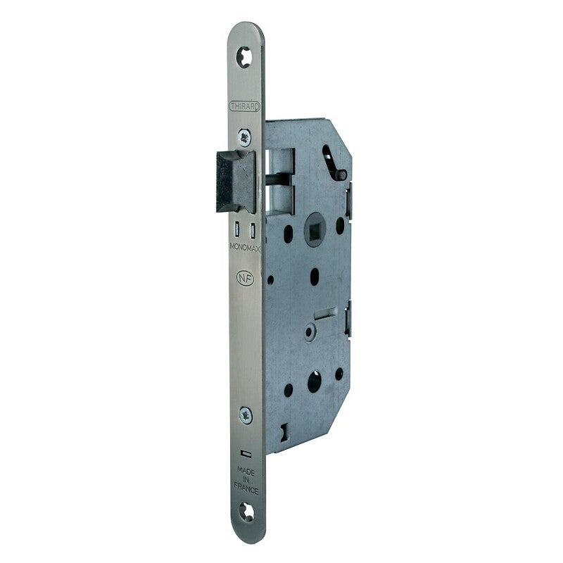 NF mortise lock type Monomax 50 mm axle latch brass faceplate with strike plate. Your shopping needs fulfilled through DIAYTAR NIGERIA's extensive selection and nationwide delivery.