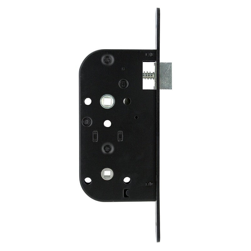 Mortise lock 1/2-turn bolt - deadbolt with 50mm axle Right Black faceplate round ends Similar box of 25. DIAYTAR NIGERIA delivers more than products - we deliver affordable shopping satisfaction nationwide.