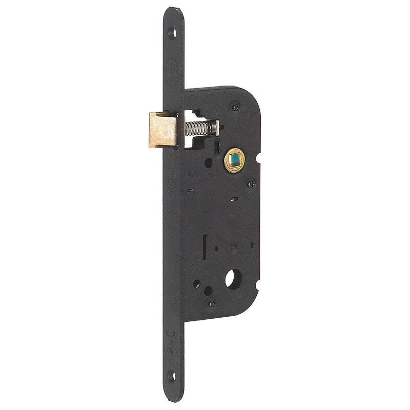 Mortise lock half-turn bolt 40 mm axle Round end faceplate right hand - 51 500. Shop without compromise at DIAYTAR NIGERIA, where quality, affordability, and quick delivery coexist.