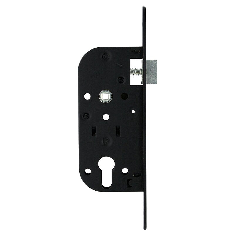 Mortise lock with half-turn bolt and deadbolt with 40 mm axle cylinder Right - Black faceplate with round ends - Similar. DIAYTAR NIGERIA delivers more than purchases - we deliver affordable shopping solutions within the week.