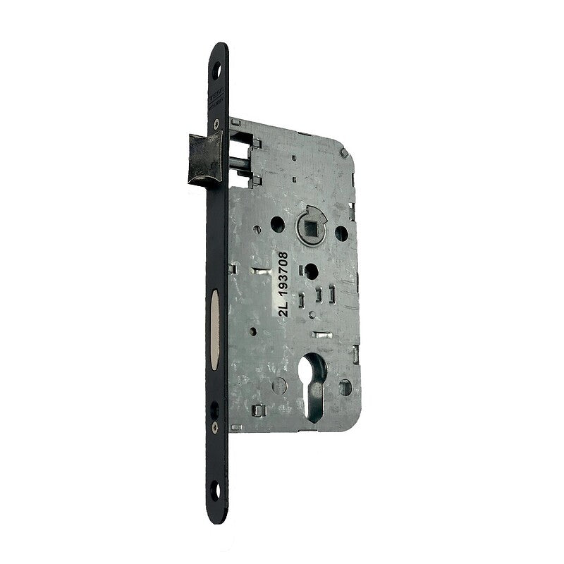 Mortise lock with half-turn bolt and deadbolt with 40 mm cylinder axle - Black round end faceplate - 4130 box of 25. DIAYTAR NIGERIA: Where every shopping need is fulfilled with affordable prices and nationwide shipping.