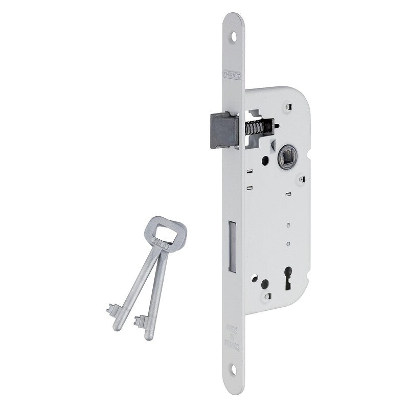 Small mortise lock, 135mm safe, 40mm axle, deadbolt and half-turn, 3 grooves, 2 keys, reversible, white color + strike plate. Your ultimate shopping destination, DIAYTAR NIGERIA combines extensive selection with affordable shipping.