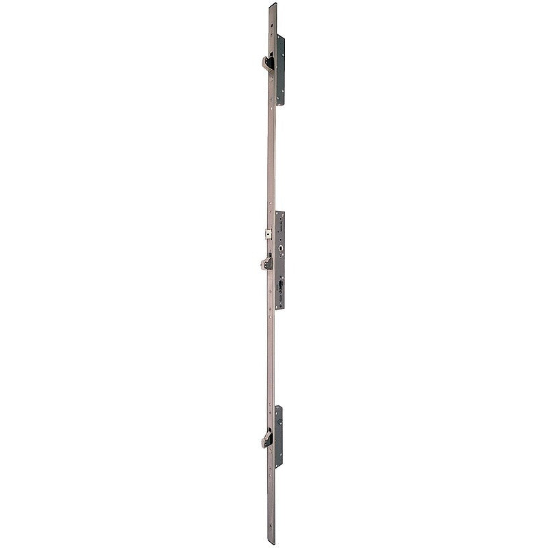 Mortise lock for narrow profile Multiblindo 3 points U-shaped faceplate 1860 x 24 x 6 mm center distance 92 mm spindle at 18 mm. DIAYTAR NIGERIA: Your affordable gateway to thousands of products delivered promptly nationwide.
