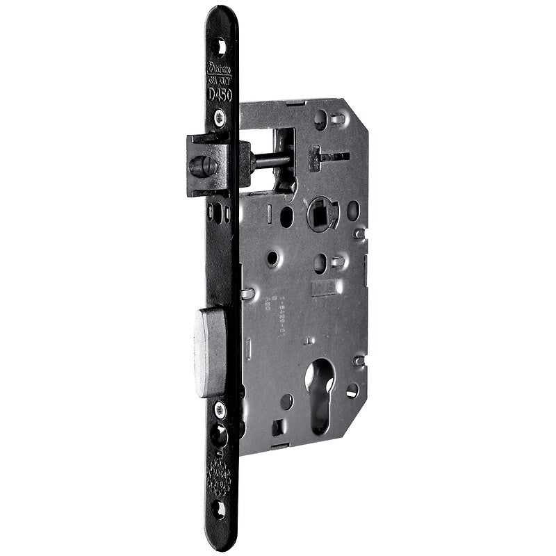 Mortise lock type D450 PR for gate with adjustable half-turn with cylinder axis at 50 mm, center distance 70, with strike plate.. DIAYTAR NIGERIA stands as your affordable shopping ally with nationwide delivery in just 5-8 days.