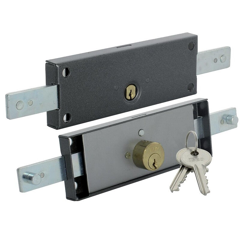 Rod lock for garage door and metal curtain with round cylinder. DIAYTAR NIGERIA: Your partner in affordable online shopping with dependable delivery within 8 days.