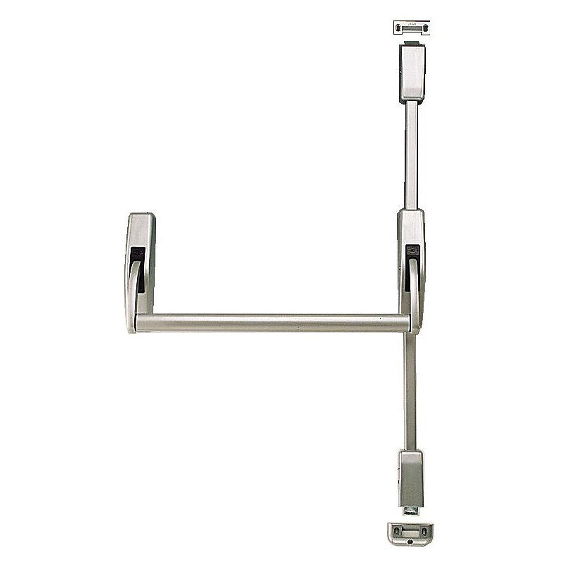 Classic 2-point bar anti-panic lock - Type 8902, metallic aluminum gray color. Your trusted e-commerce destination, DIAYTAR NIGERIA offers extensive variety with reliable shipping.