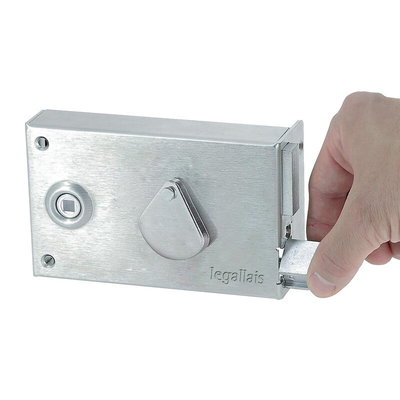 Saint Pierre horizontal zinc-plated 4-groove surface-mounted grid lock with right-hand mortise. Discover a world of affordable shopping with DIAYTAR NIGERIA's vast marketplace delivered to you in days.