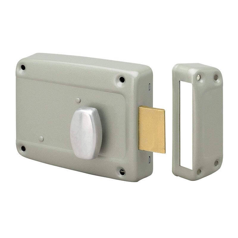 Horizontal surface-mounted garage door lock with cylinder and interior knob 6903 right hand. Experience retail therapy without the financial stress at DIAYTAR NIGERIA's affordable e-commerce platform.