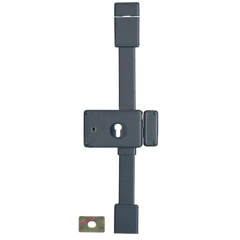 Horga 3-point horizontal mortise European cylinder safety lock, 70 mm axle, right hand, brown finish. DIAYTAR NIGERIA brings the market to your fingertips with affordable prices and prompt delivery service.